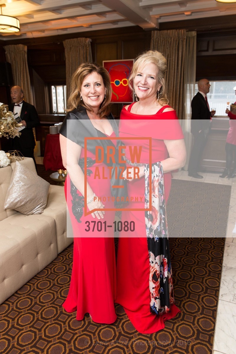 Laurie Giammona, Helen Burt, Red Cross Gala, Julia Morgan Ballroom. 465 California St, April 1st, 2016, Photo #3701-1080 Laurie Giammona, Helen Burt, Photo #3701-1080