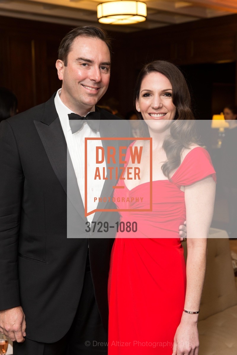 Adrian Sawyer, Susie Hall, Red Cross Gala, Julia Morgan Ballroom. 465 California St, April 1st, 2016, Photo #3729-1080 Adrian Sawyer, Susie Hall, Photo #3729-1080