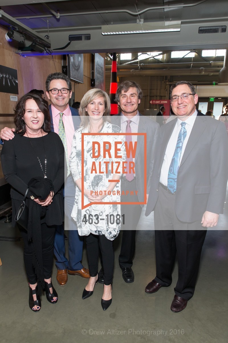 Trine Sorensen, George Cogan, Noelle Filippenko, Alex Filippenko, Mike Jacobson, Exploratorium Spring Gala: Play is Serious Business!, Exploratorium. Pier 15, April 6th, 2016, Photo #463-1081 Trine Sorensen, George Cogan, Noelle Filippenko, Alex Filippenko, Mike Jacobson, Photo #463-1081