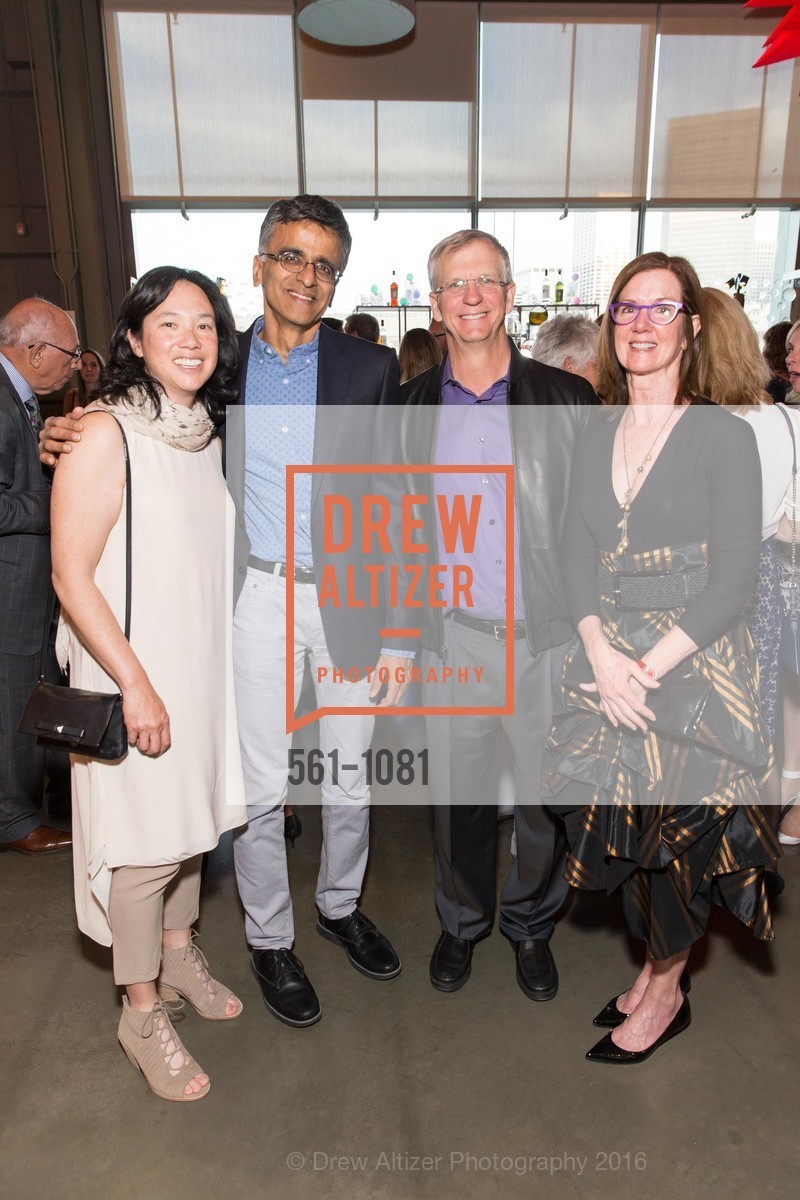 Kathy Kwan, Sridhar Ramaswamy, Alan Eustace, Fannie Allen, Exploratorium Spring Gala: Play is Serious Business!, Exploratorium. Pier 15, April 6th, 2016, Photo #561-1081 Kathy Kwan, Sridhar Ramaswamy, Alan Eustace, Fannie Allen, Photo #561-1081