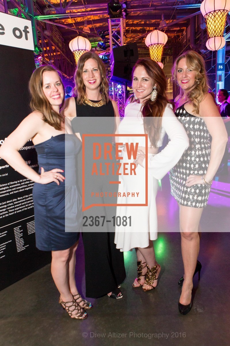Bonnie Fisk, Morgan Kleiderlein, Ashley McCalley, Lauren Irvin, Exploratorium Spring Gala: Play is Serious Business!, Exploratorium. Pier 15, April 6th, 2016, Photo #2367-1081 Bonnie Fisk, Morgan Kleiderlein, Ashley McCalley, Lauren Irvin, Photo #2367-1081