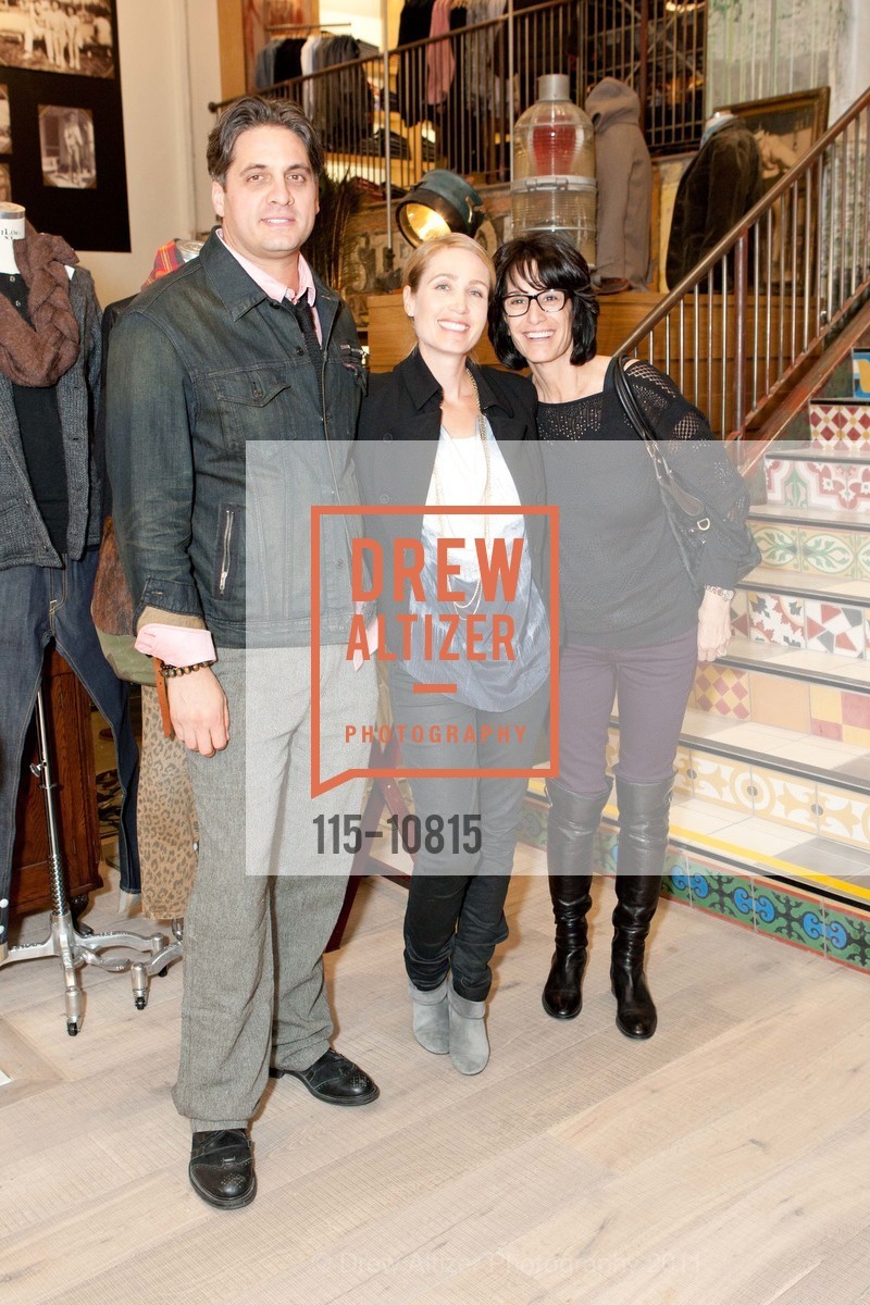Nathan Brown, Melissa Brown, Susan Starr, INDUSTRIE DENIM Launch Party Benefitting The San Francisco Film Society, US, November 30th, 2011, Photo #115-10815 Nathan Brown, Melissa Brown, Susan Starr, Photo #115-10815