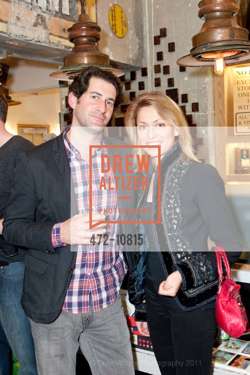 Dan Goodman, Julie Umnov, INDUSTRIE DENIM Launch Party Benefitting The San Francisco Film Society, US, November 30th, 2011, Photo #472-10815 Dan Goodman, Julie Umnov, Photo #472-10815