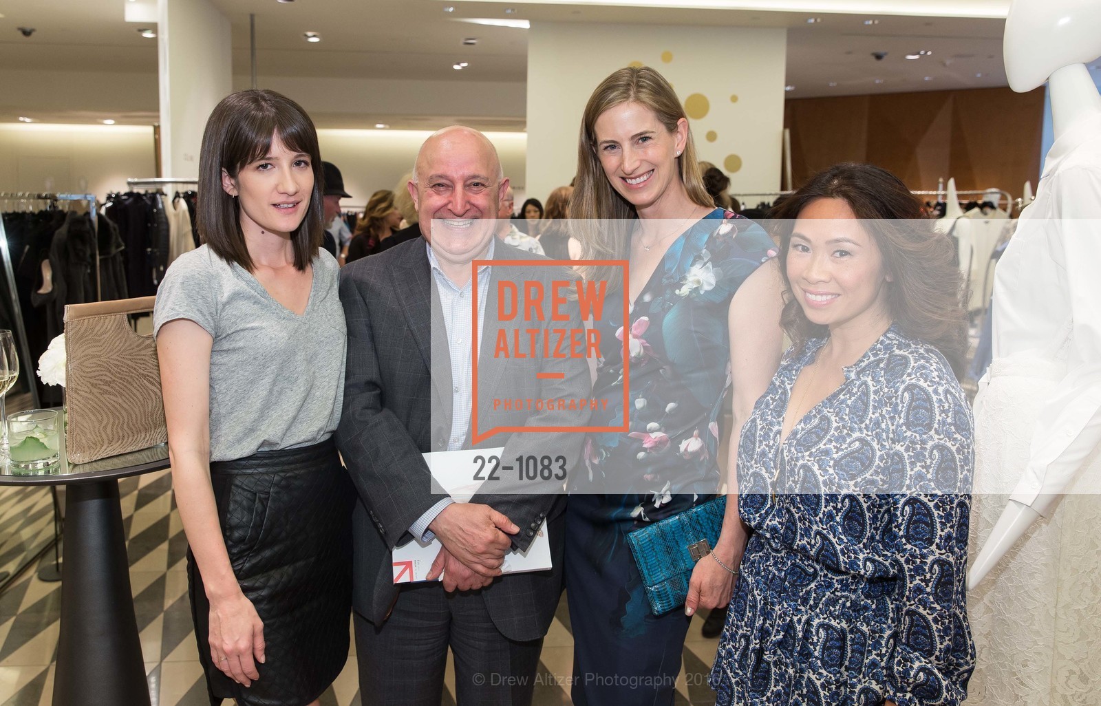 Tiffany Riedel, Ali Ghanbarian, Kelly Murphy, Nielman Hock, Barney's New York Hosts a Cocktail Party in Support of Raphael House, Barney's. Barneys New York, 77 O'Farrell Street, San Francisco, April 6th, 2016, Photo #22-1083 Tiffany Riedel, Ali Ghanbarian, Kelly Murphy, Nielman Hock, Photo #22-1083