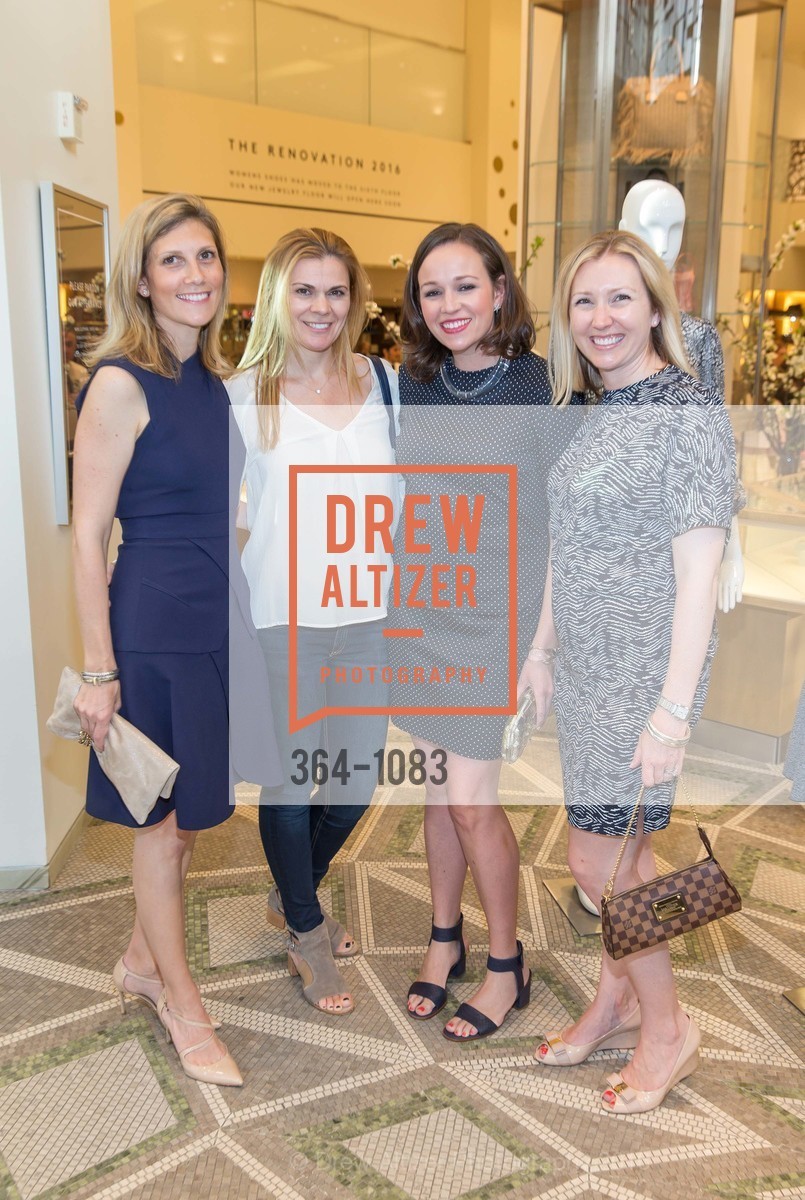 Sarah Gallo, Brigitta Whiting, Laura Larsen, Katie Hicks, Barney's New York Hosts a Cocktail Party in Support of Raphael House, Barney's. Barneys New York, 77 O'Farrell Street, San Francisco, April 6th, 2016, Photo #364-1083 Sarah Gallo, Brigitta Whiting, Laura Larsen, Katie Hicks, Photo #364-1083