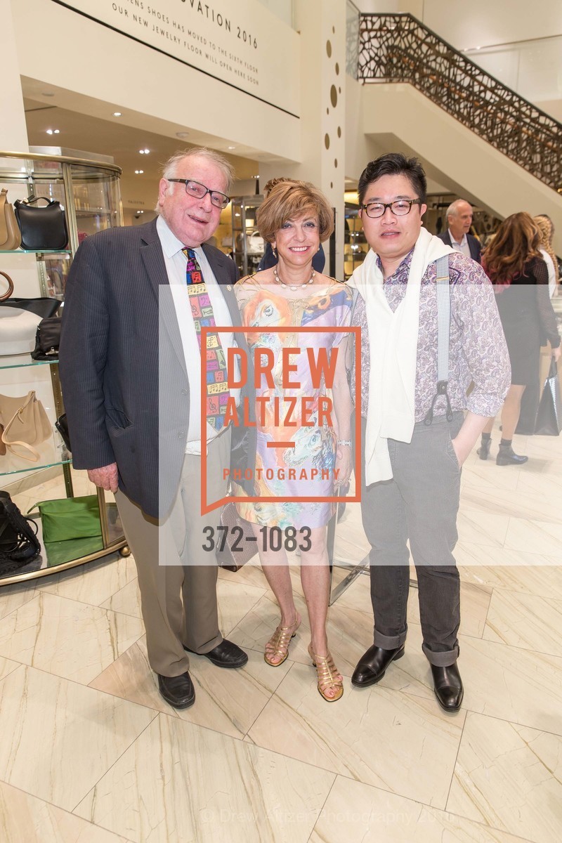 Peter Eggleton, Ludmila Eggleton, Christopher Tse, Barney's New York Hosts a Cocktail Party in Support of Raphael House, Barney's. Barneys New York, 77 O'Farrell Street, San Francisco, April 6th, 2016, Photo #372-1083 Peter Eggleton, Ludmila Eggleton, Christopher Tse, Photo #372-1083