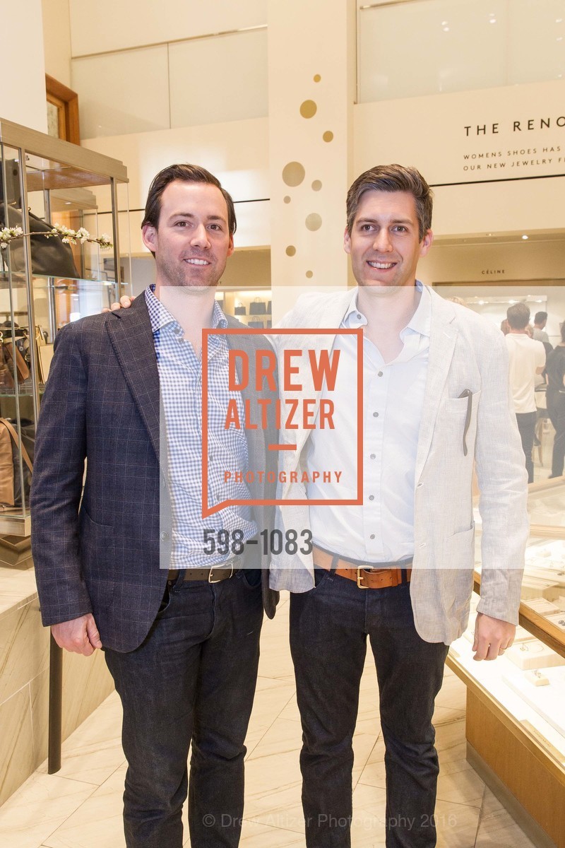 Evan Ericson, Alexander Getty, Barney's New York Hosts a Cocktail Party in Support of Raphael House, Barney's. Barneys New York, 77 O'Farrell Street, San Francisco, April 6th, 2016, Photo #598-1083 Evan Ericson, Alexander Getty, Photo #598-1083