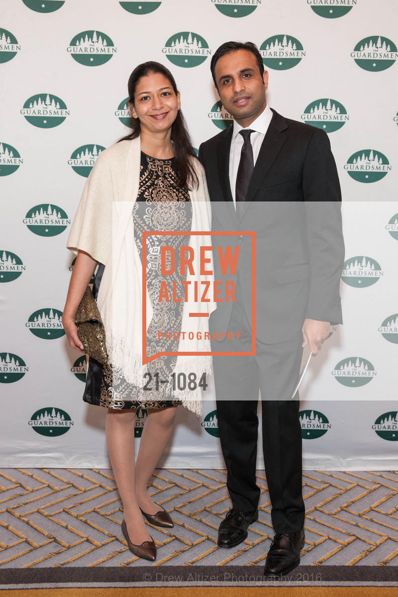 Neenal Sanbari, Kartik Sundar Raj, The 40th San Francisco Wine Auction, Fairmont Hotel, April 9th, 2016, Photo #21-1084 Neenal Sanbari, Kartik Sundar Raj, Photo #21-1084