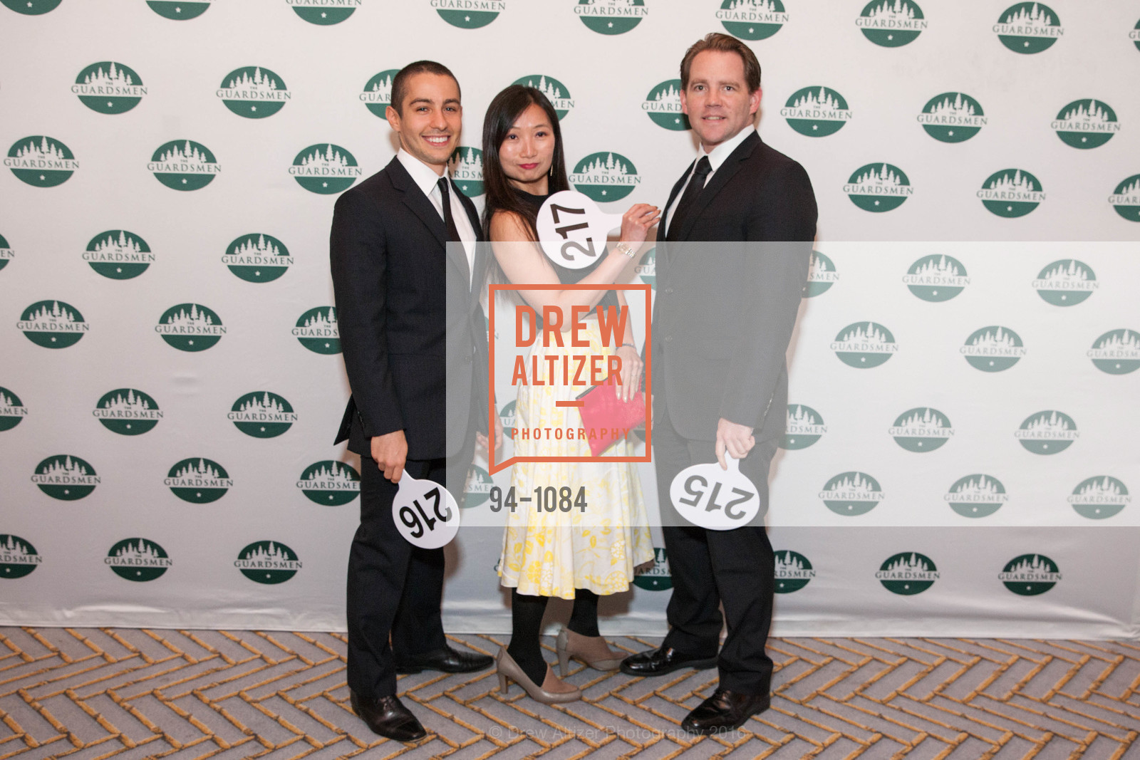 Michael Abbate, Fannie Cheung, Gerald Hackett, The 40th San Francisco Wine Auction, Fairmont Hotel, April 9th, 2016, Photo #94-1084 Michael Abbate, Fannie Cheung, Gerald Hackett, Photo #94-1084
