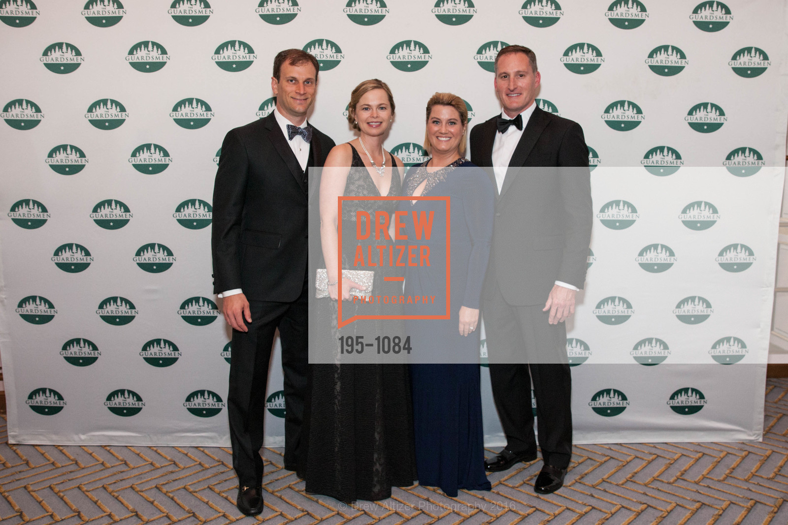 Josh Myerberg, Kelley Myerberg, Cheryl Lewis, Kyle Lewis, The 40th San Francisco Wine Auction, Fairmont Hotel, April 9th, 2016, Photo #195-1084 Josh Myerberg, Kelley Myerberg, Cheryl Lewis, Kyle Lewis, Photo #195-1084