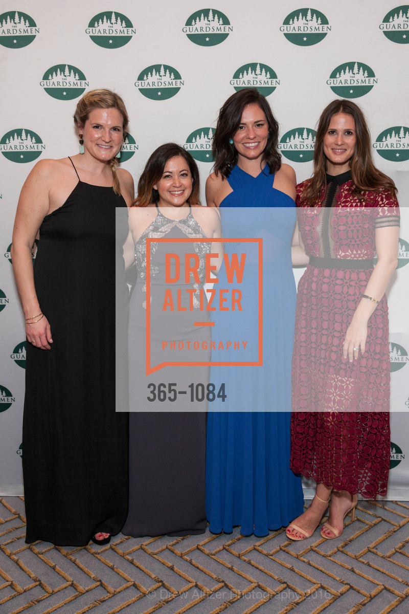 Christy Checovich, Jessica Staley, Sarah Casnocha, Hannah McKinley, The 40th San Francisco Wine Auction, Fairmont Hotel, April 9th, 2016, Photo #365-1084 Christy Checovich, Jessica Staley, Sarah Casnocha, Hannah McKinley, Photo #365-1084