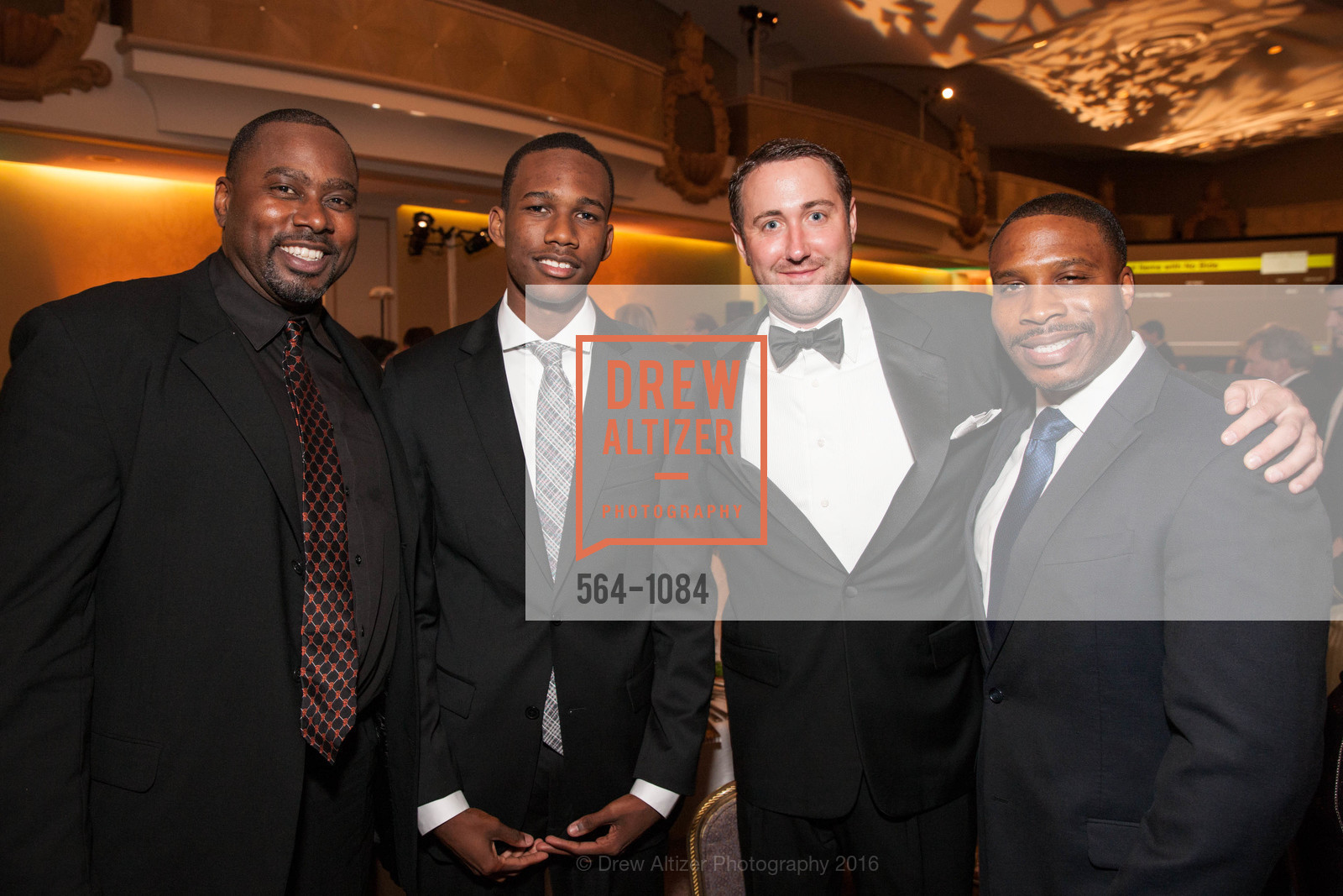 James Holley, Travis Holley, Patrick Gilligan, Derick Brown, The 40th San Francisco Wine Auction, Fairmont Hotel, April 9th, 2016, Photo #564-1084 James Holley, Travis Holley, Patrick Gilligan, Derick Brown, Photo #564-1084