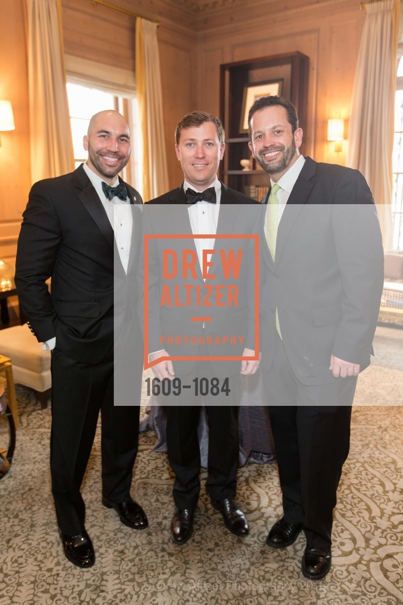 Greg Varni, Philip Marshall, Brian Deer, The 40th San Francisco Wine Auction, Fairmont Hotel, April 9th, 2016, Photo #1609-1084 Greg Varni, Philip Marshall, Brian Deer, Photo #1609-1084