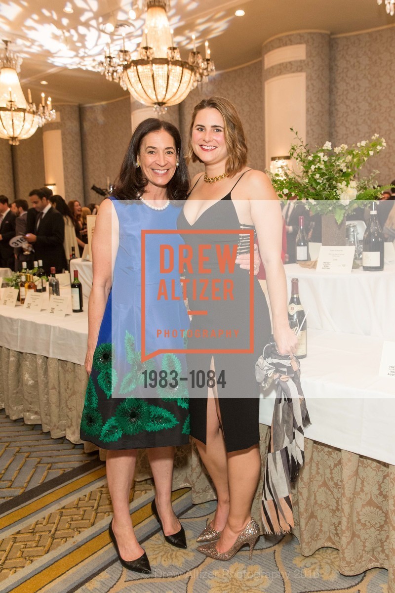 Janet McKinley, Kathryn McKinley, The 40th San Francisco Wine Auction, Fairmont Hotel, April 9th, 2016, Photo #1983-1084 Janet McKinley, Kathryn McKinley, Photo #1983-1084