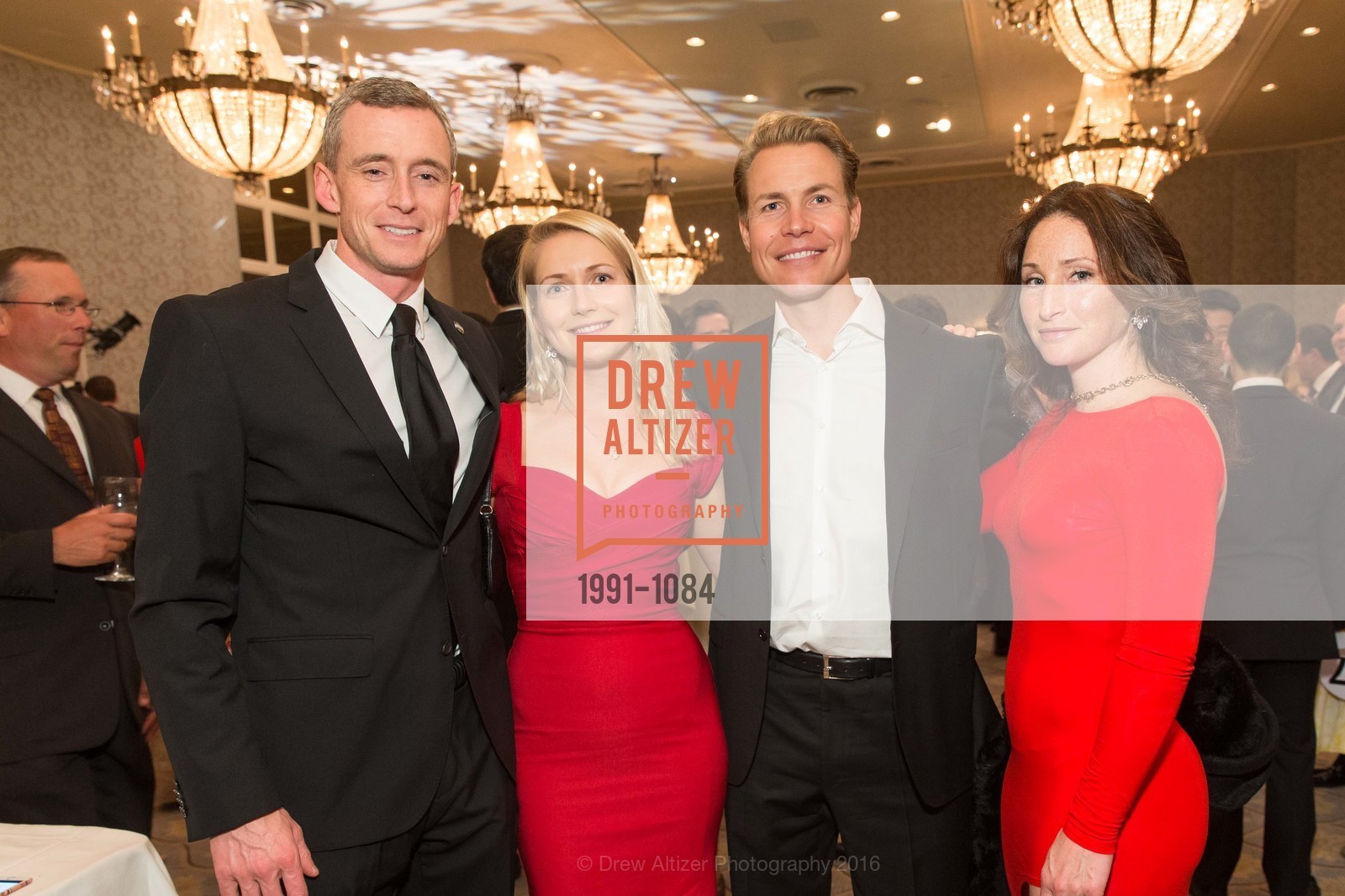 Marshall Boyd, Anastasiya Zdzitavetskaya, Sami Inkinen, Meredith Loring, The 40th San Francisco Wine Auction, Fairmont Hotel, April 9th, 2016, Photo #1991-1084 Marshall Boyd, Anastasiya Zdzitavetskaya, Sami Inkinen, Meredith Loring, Photo #1991-1084