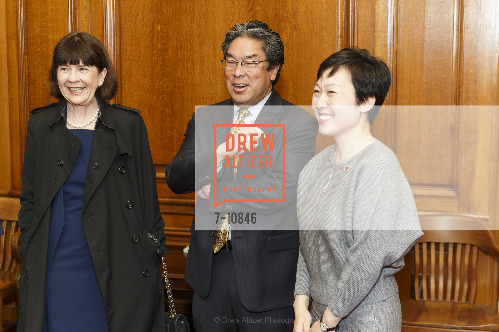 John Noguchi, Ashley Cheng, Mayor Ed Lee Official Photo Unveiling, San Francisco City Hall. 1 Dr. Carlton B. Goodlett Place, May 5th, 2018, Photo #7-10846 John Noguchi, Ashley Cheng, Photo #7-10846