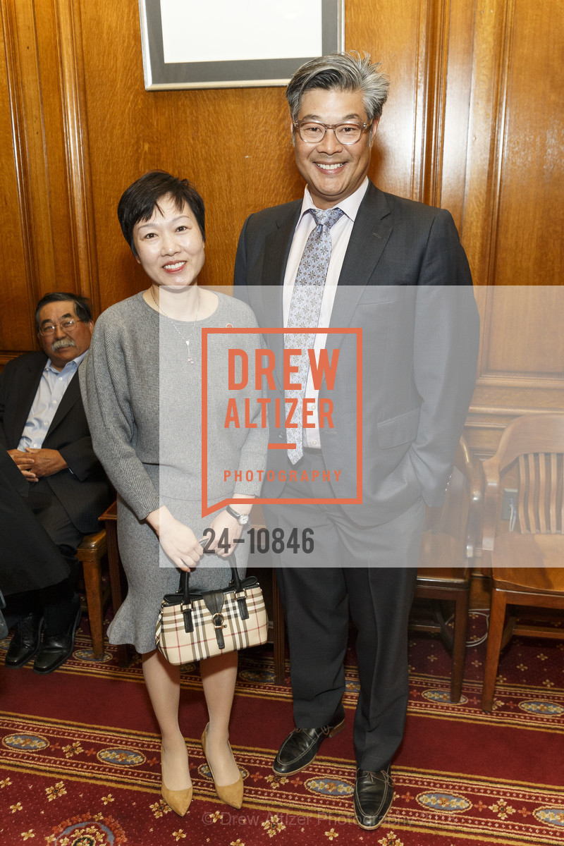 Ashley Cheng, Rodney Fong, Mayor Ed Lee Official Photo Unveiling, San Francisco City Hall. 1 Dr. Carlton B. Goodlett Place, May 5th, 2018, Photo #24-10846 Ashley Cheng, Rodney Fong, Photo #24-10846