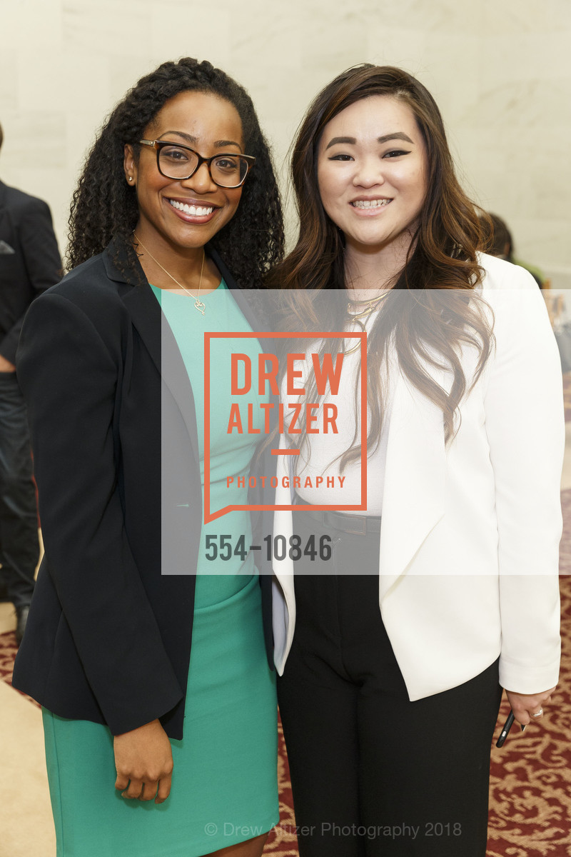 Malia Cohen, Selina Sun, Mayor Ed Lee Official Photo Unveiling, San Francisco City Hall. 1 Dr. Carlton B. Goodlett Place, May 5th, 2018, Photo #554-10846 Malia Cohen, Selina Sun, Photo #554-10846