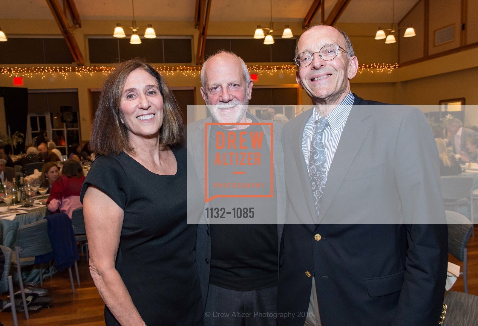 Susan Holdstein, Sam Russell, David Faust, Marin Theatre Company Cast Party! 2016, Mill Valley Community Center. 180 Camino Alto, Mill Valley, April 2nd, 2016, Photo #1132-1085 Susan Holdstein, Sam Russell, David Faust, Photo #1132-1085