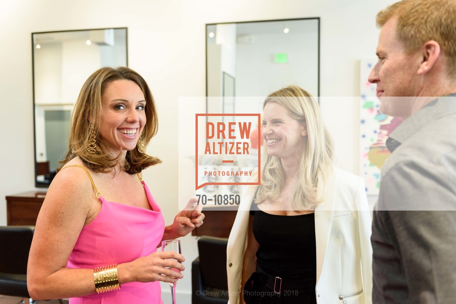 Lindsay Glaser, Emily Long, Charles W Thomas Salon Grand Opening, Charles W Thomas Salon. 3571 Sacramento Street, May 4th, 2018, Photo #70-10850 Lindsay Glaser, Emily Long, Photo #70-10850