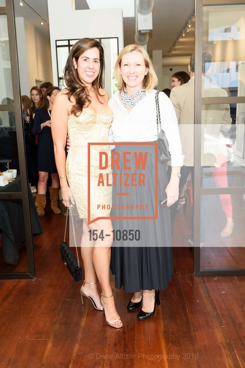 Pamela Bradley Preston, Katie Hicks, Charles W Thomas Salon Grand Opening, Charles W Thomas Salon. 3571 Sacramento Street, May 4th, 2018, Photo #154-10850 Pamela Bradley Preston, Katie Hicks, Photo #154-10850