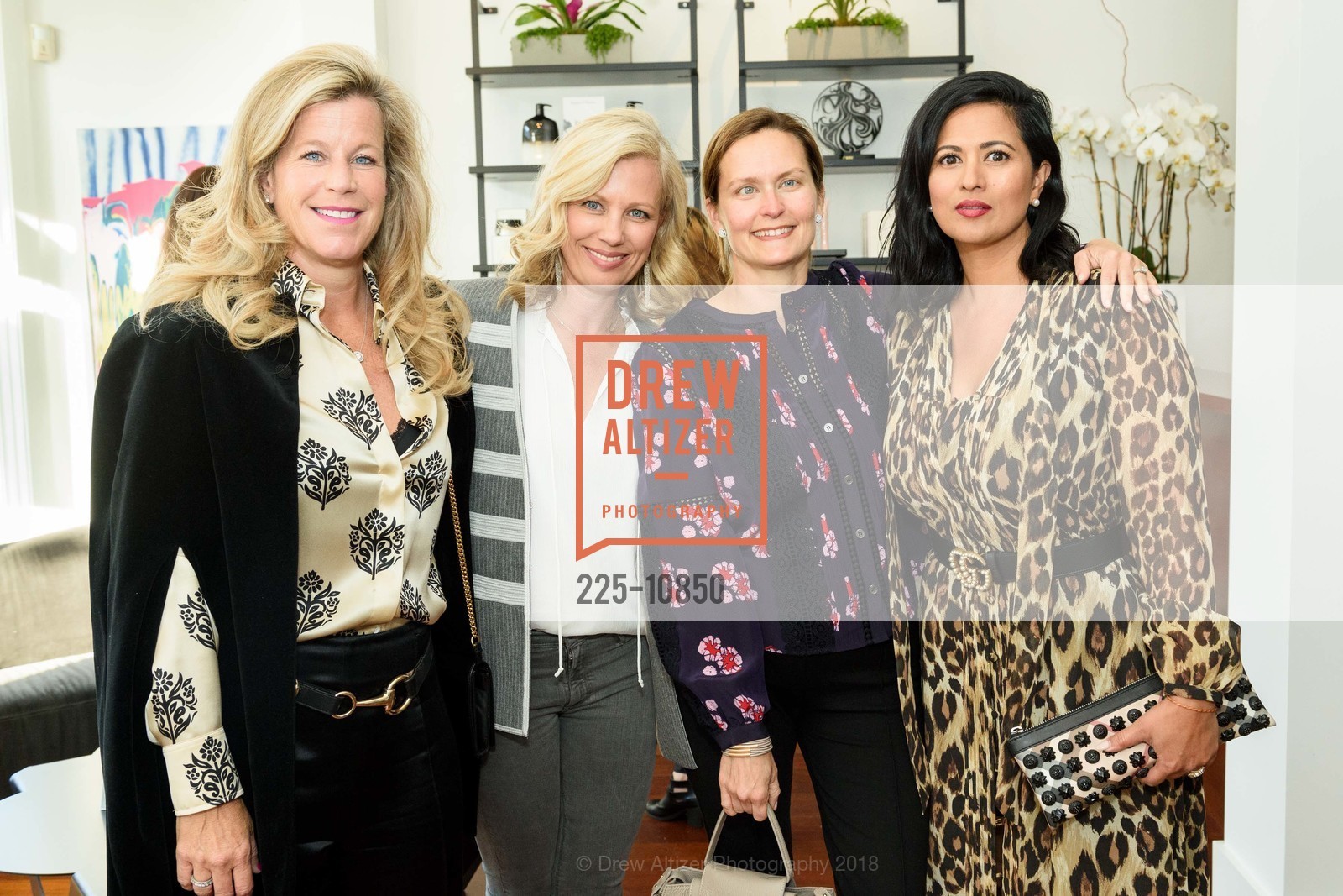 Elizabeth Vale Woodward, Katelyn Dyson, Leah Boudraa, Charles W Thomas Salon Grand Opening, Charles W Thomas Salon. 3571 Sacramento Street, May 4th, 2018, Photo #225-10850 Elizabeth Vale Woodward, Katelyn Dyson, Leah Boudraa, Photo #225-10850