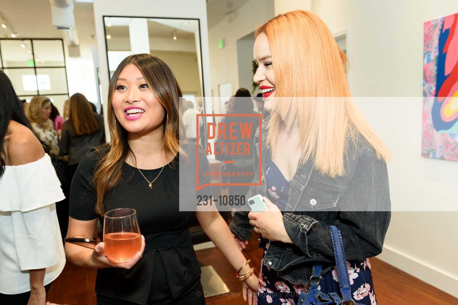 Justina Der, Erica Hood, Charles W Thomas Salon Grand Opening, Charles W Thomas Salon. 3571 Sacramento Street, May 4th, 2018, Photo #231-10850 Justina Der, Erica Hood, Photo #231-10850