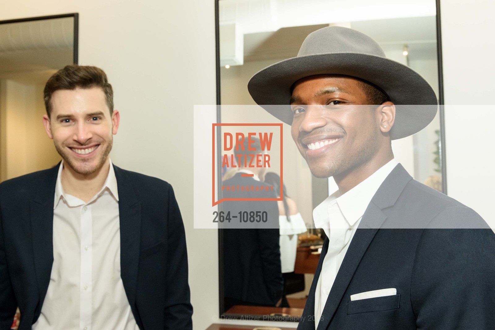 Nathan Ornell, Claude Milligan, Charles W Thomas Salon Grand Opening, Charles W Thomas Salon. 3571 Sacramento Street, May 4th, 2018, Photo #264-10850 Nathan Ornell, Claude Milligan, Photo #264-10850