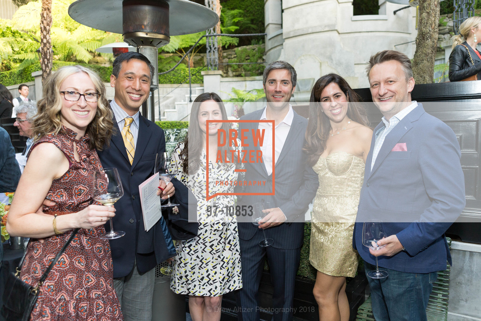 April Ciacco, Dale Li, Courtney Welch, Jake Welch, Pamela Bradley Preston, Jack Preston, 3rd Annual Judgment of Paris Wine Tasting 2018, Private Residence, May 4th, 2018, Photo #97-10853 April Ciacco, Dale Li, Courtney Welch, Jake Welch, Pamela Bradley Preston, Jack Preston, Photo #97-10853