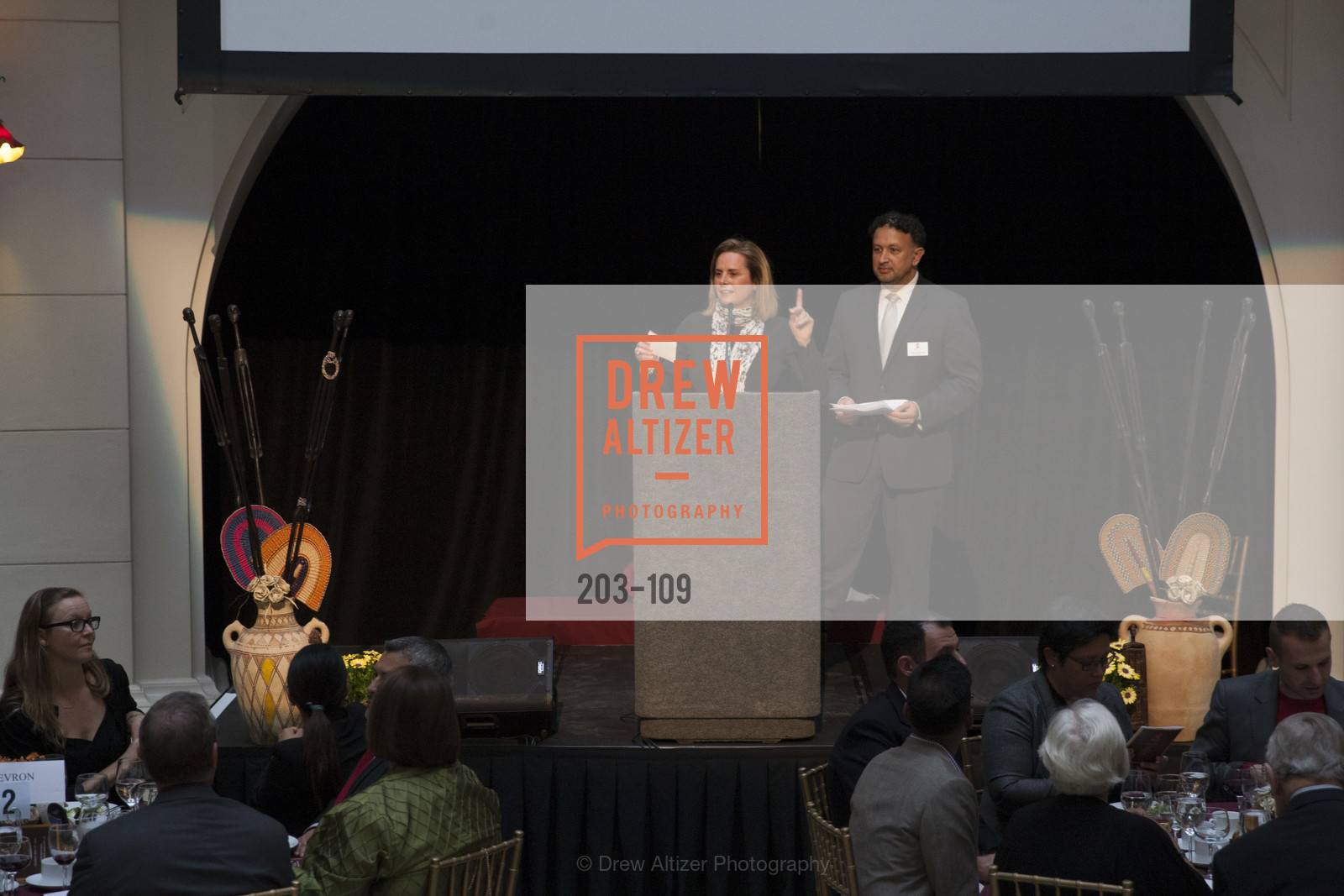 Kelly Thompson, Miguel Bustos, PANGAEA GLOBAL HEALTH Leadership Dinner at Rotunda in Oakland, The Rotunda. Oakland, May 11th, 2015,Drew Altizer, Drew Altizer Photography, full-service agency, private events, San Francisco photographer, photographer california