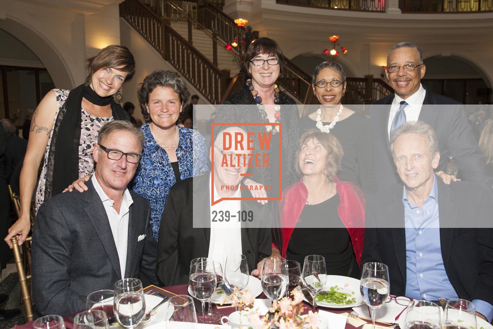 Larry Colton, Ralph Davis, Kathleen Burke, Leni Miller, Greta Clarke Wims, Warner Wims, Brian Welch, PANGAEA GLOBAL HEALTH Leadership Dinner at Rotunda in Oakland, The Rotunda. Oakland, May 11th, 2015,Drew Altizer, Drew Altizer Photography, full-service agency, private events, San Francisco photographer, photographer california