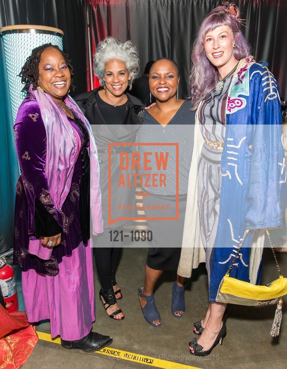 Diane Johnson, Dana King, Tanya Holland, Ray Boyle, The Crucible's Fire & Light Soirée and Art Auction, The Crucible. 1260 7th St, April 9th, 2016, Photo #121-1090 Diane Johnson, Dana King, Tanya Holland, Ray Boyle, Photo #121-1090