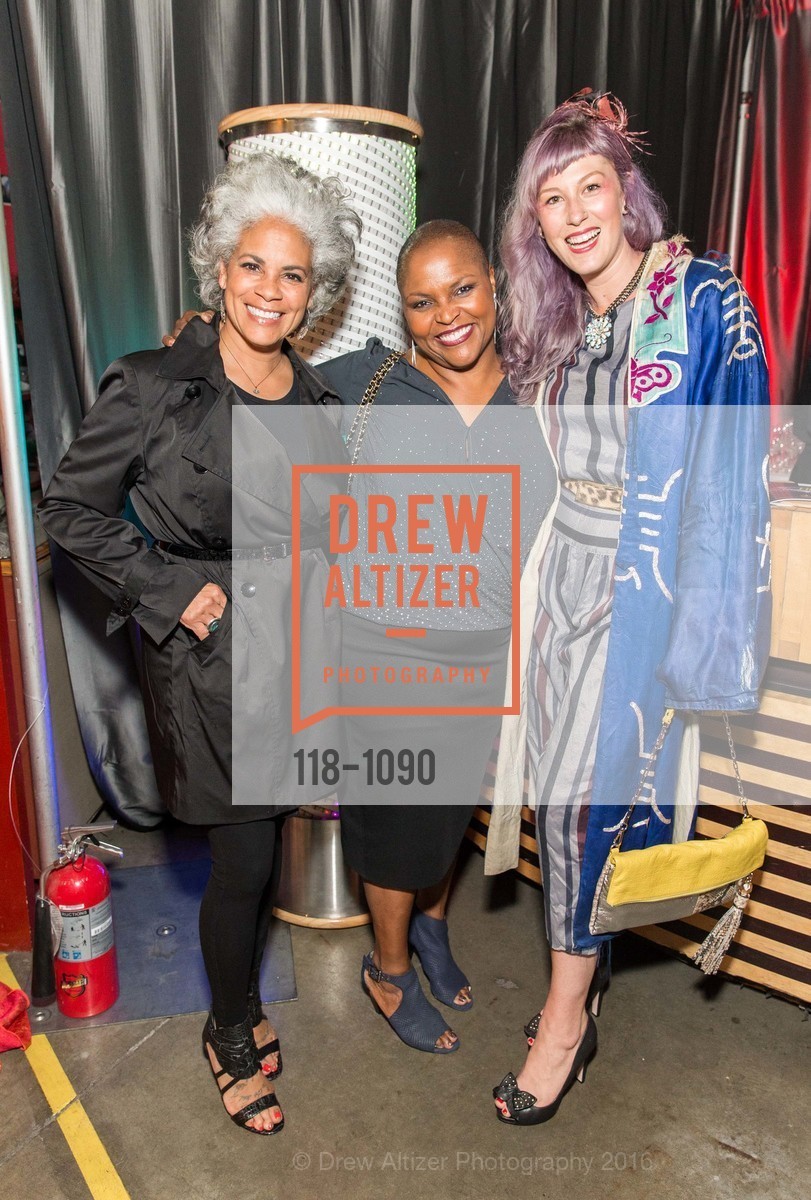 Dana King, Tanya Holland, Ray Boyle, The Crucible's Fire & Light Soirée and Art Auction, The Crucible. 1260 7th St, April 9th, 2016, Photo #118-1090 Dana King, Tanya Holland, Ray Boyle, Photo #118-1090