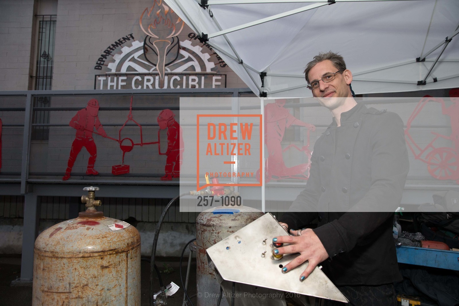 Orion Fredericks, The Crucible's Fire & Light Soirée and Art Auction, The Crucible. 1260 7th St, April 9th, 2016, Photo #257-1090 Orion Fredericks, Photo #257-1090