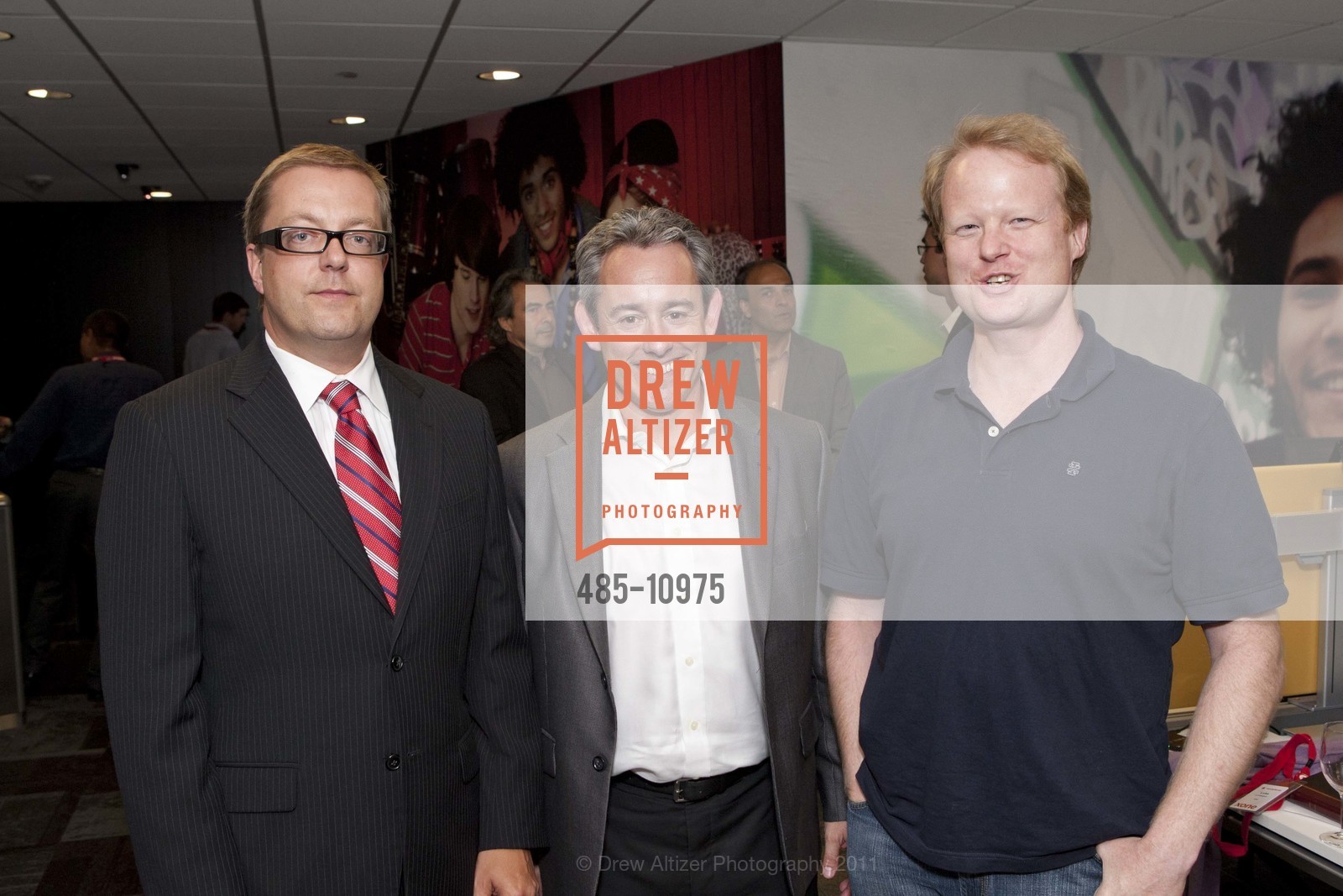 Tim Geysels, Jonathan Huberman, Luke Lonergan, Vodafone X Center Launch, US, September 9th, 2011, Photo #485-10975 Tim Geysels, Jonathan Huberman, Luke Lonergan, Photo #485-10975