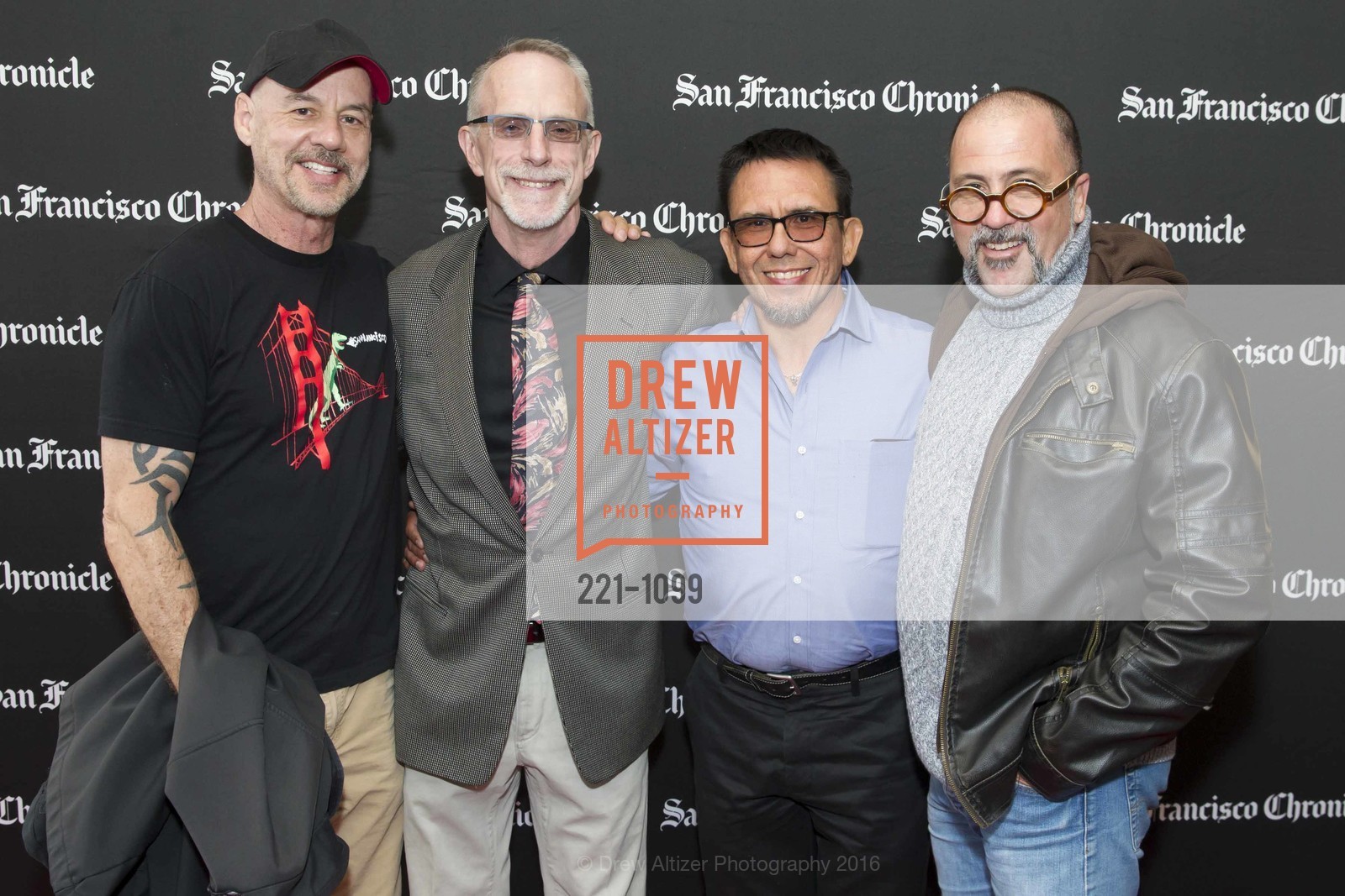 Marty Fritz, Kevin Vandenbergh, David Varela, Gary Mendelson, The San Francisco Chronicle Presents "Last Men Standing", Castro Theater. 429 Castro St, April 9th, 2016, Photo #221-1099 Marty Fritz, Kevin Vandenbergh, David Varela, Gary Mendelson, Photo #221-1099
