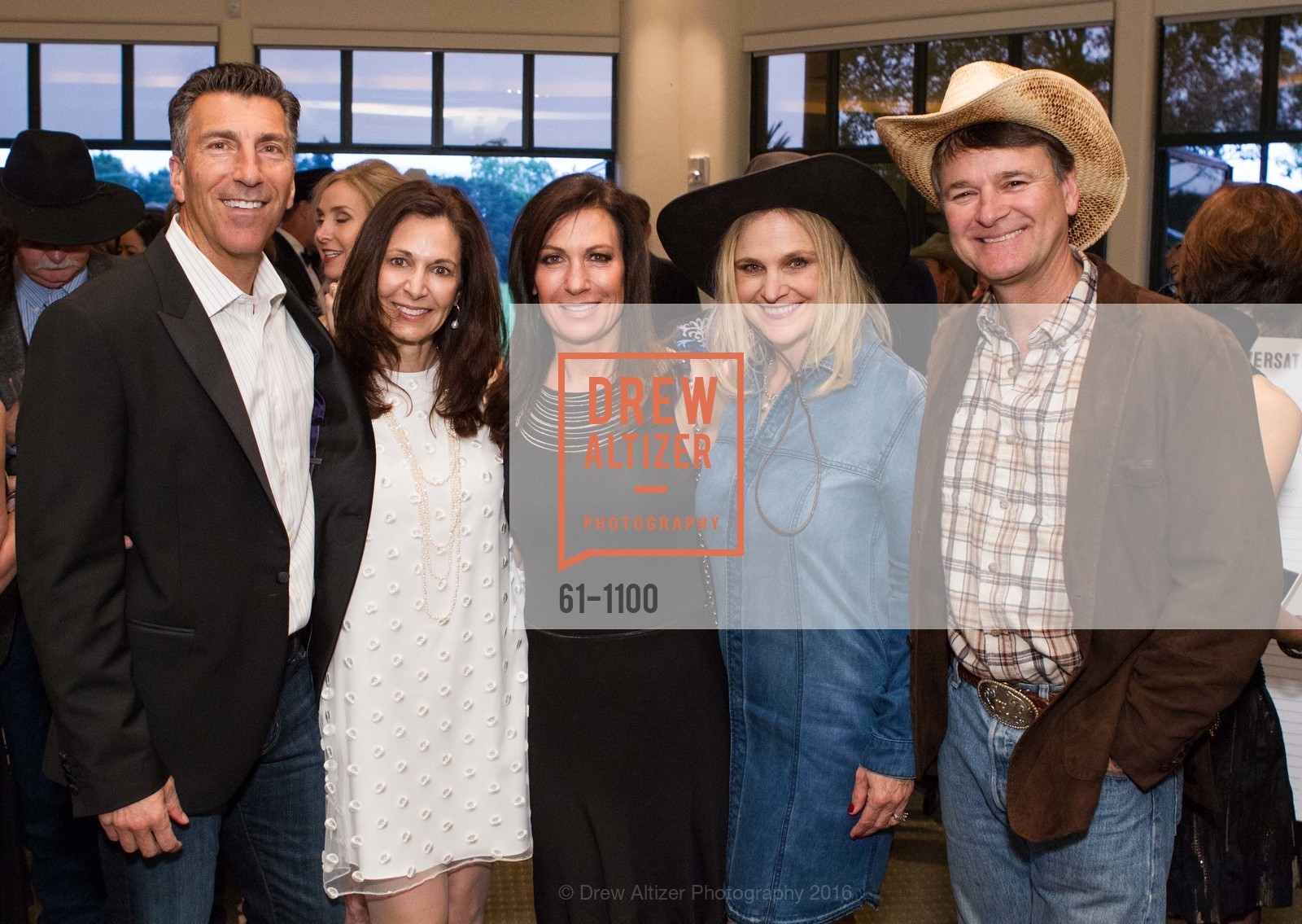 Gary Goodman, Joanne Goldstein, Lynn Goodman, Jennifer Shepherd, Kent Shepherd, HAPSF Black Tie & Boots, Menlo Park, April 9th, 2016, Photo #61-1100 Gary Goodman, Joanne Goldstein, Lynn Goodman, Jennifer Shepherd, Kent Shepherd, Photo #61-1100