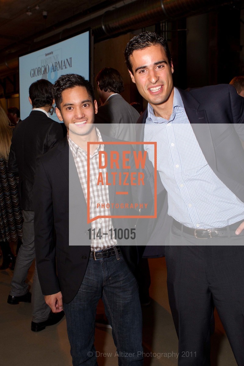 Rich Nieva, Francis Pedraza, FORTUNE 40 Under 40, US, October 28th, 2011, Photo #114-11005 Rich Nieva, Francis Pedraza, Photo #114-11005