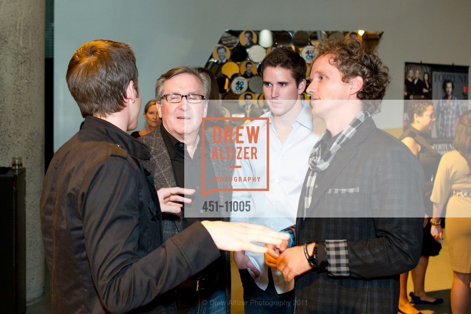 Blake Byers, Brook Byers, Chad Byers, Yves Behar, FORTUNE 40 Under 40, US, October 28th, 2011, Photo #451-11005 Blake Byers, Brook Byers, Chad Byers, Yves Behar, Photo #451-11005