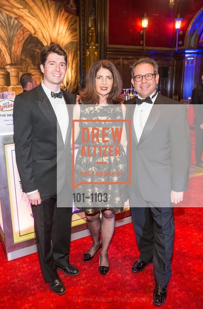 Alex Kaplan, Becky Kaplan, Lorin Kaplan, A.C.T.'s Supergala 2016, The Regency, Ballroom. 1290 Sutter St, San Francisco, CA 94109, April 14th, 2016, Photo #101-1103 Alex Kaplan, Becky Kaplan, Lorin Kaplan, Photo #101-1103