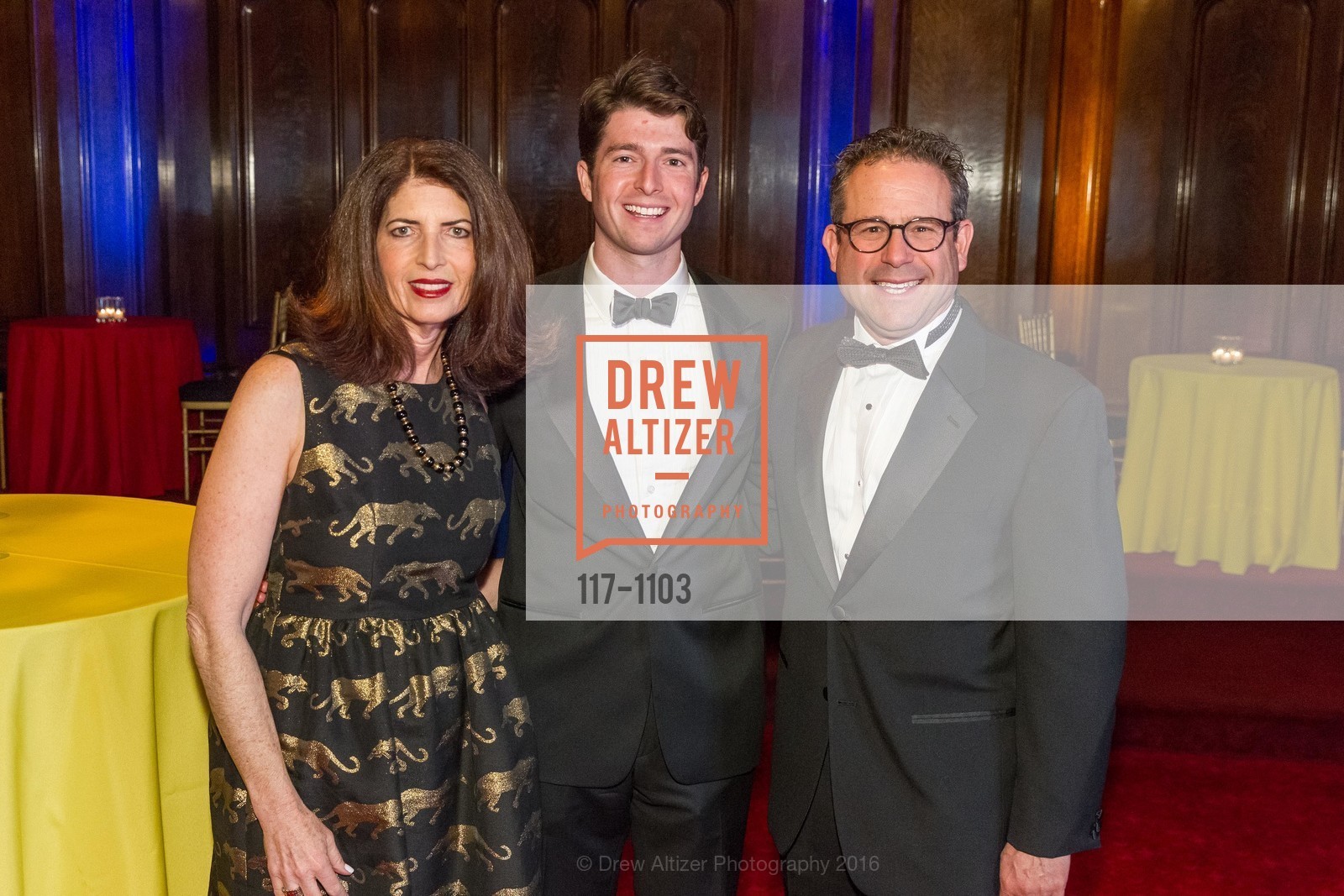 Becky Kaplan, Alex Kaplan, Lorin Kaplan, A.C.T.'s Supergala 2016, The Regency, Ballroom. 1290 Sutter St, San Francisco, CA 94109, April 14th, 2016, Photo #117-1103 Becky Kaplan, Alex Kaplan, Lorin Kaplan, Photo #117-1103