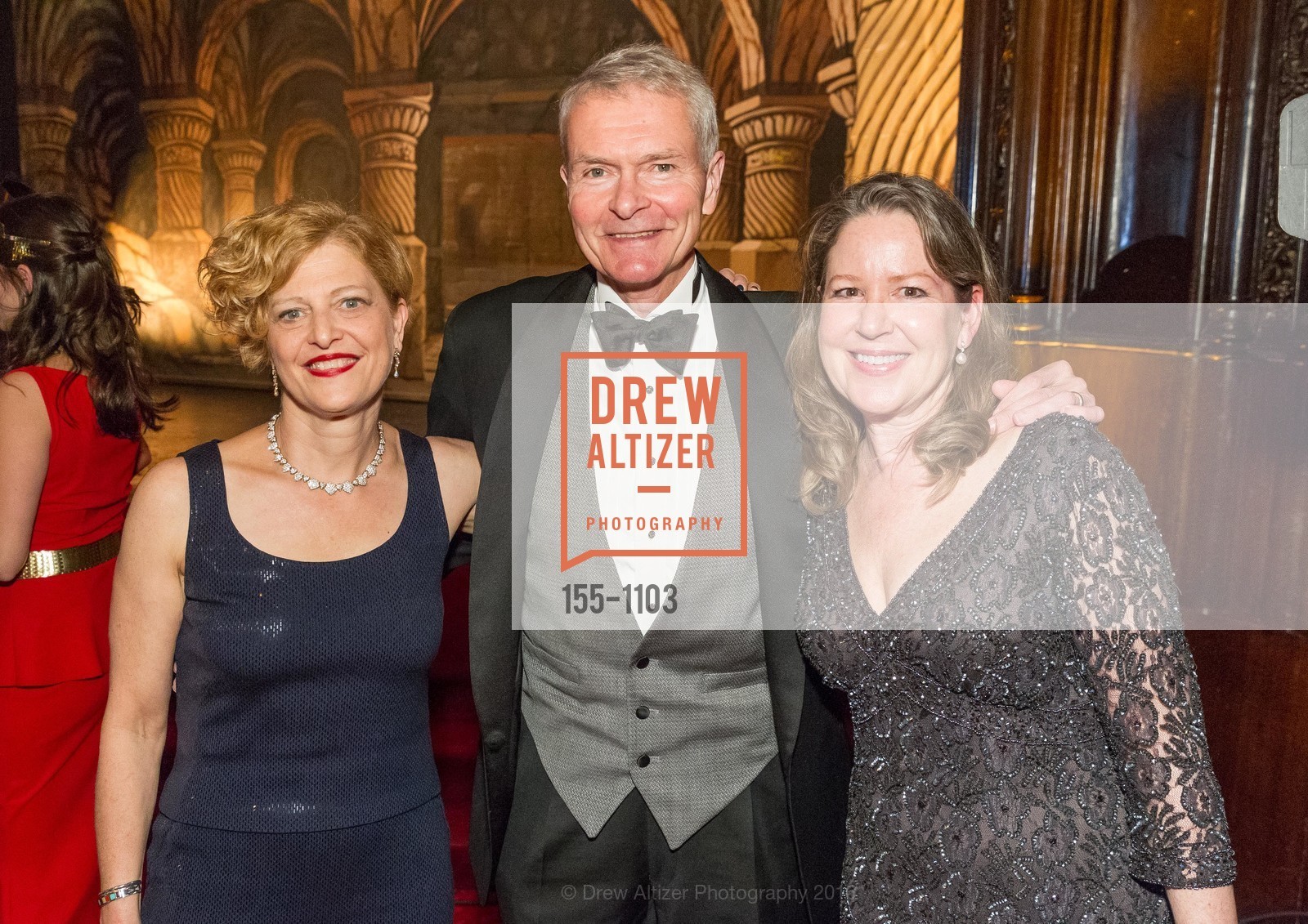 Carey Perloff, Kirke Hasson, Nancy Sawyer Hasson, A.C.T.'s Supergala 2016, The Regency, Ballroom. 1290 Sutter St, San Francisco, CA 94109, April 14th, 2016, Photo #155-1103 Carey Perloff, Kirke Hasson, Nancy Sawyer Hasson, Photo #155-1103