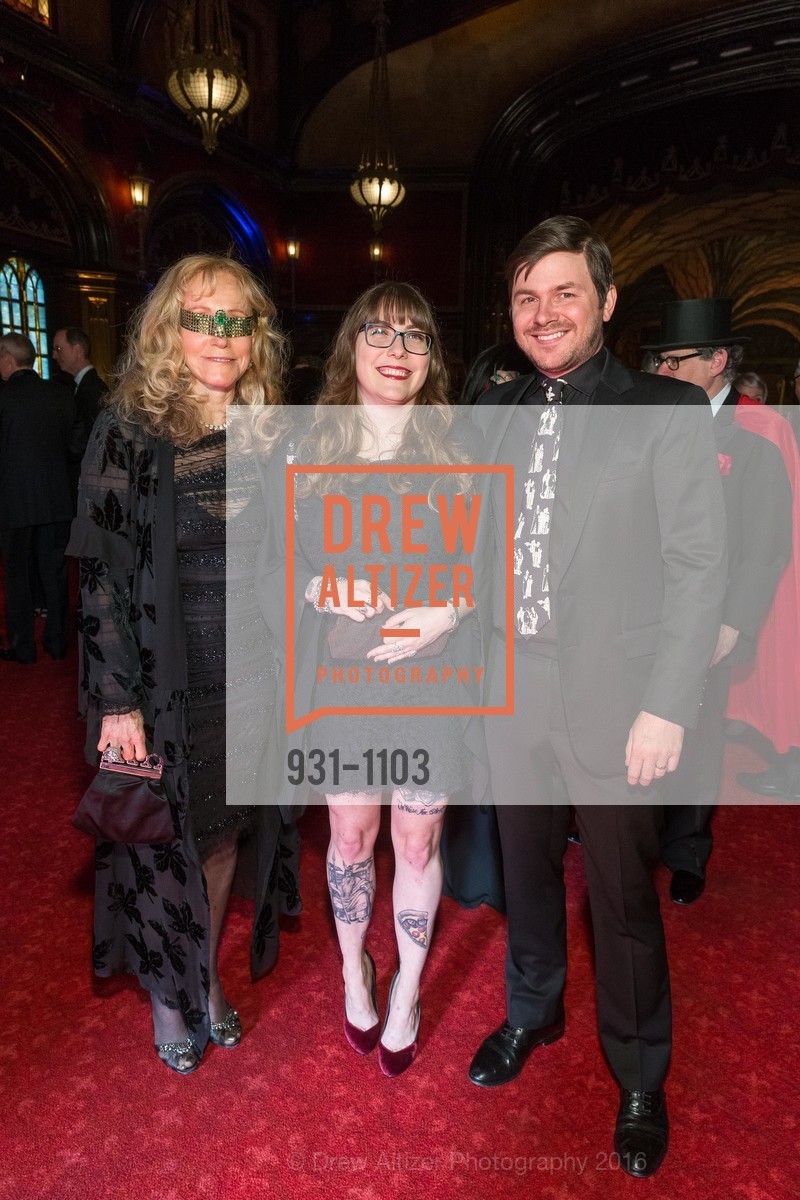 Mary Swig, Sam Swig, Eric Bosick, A.C.T.'s Supergala 2016, The Regency, Ballroom. 1290 Sutter St, San Francisco, CA 94109, April 14th, 2016, Photo #931-1103 Mary Swig, Sam Swig, Eric Bosick, Photo #931-1103