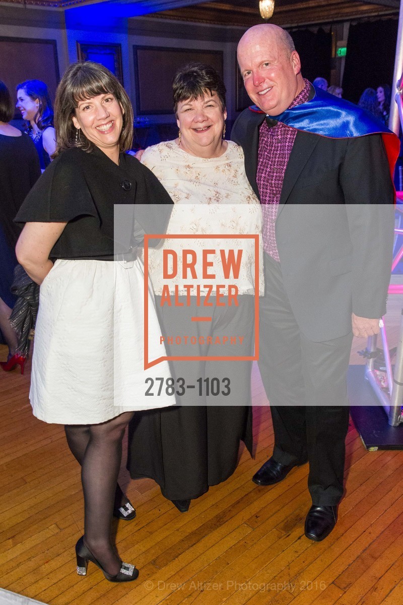 Michelle Shonk, Anne Shonk, John McGee, A.C.T.'s Supergala 2016, The Regency, Ballroom. 1290 Sutter St, San Francisco, CA 94109, April 14th, 2016, Photo #2783-1103 Michelle Shonk, Anne Shonk, John McGee, Photo #2783-1103
