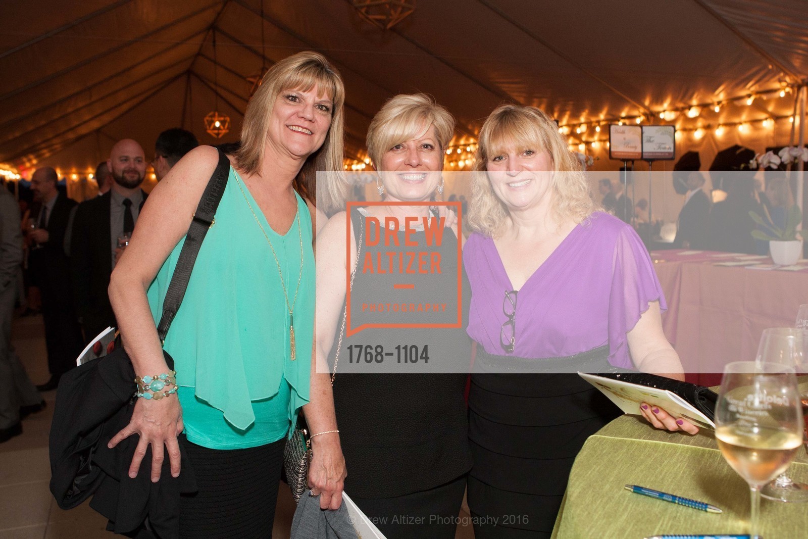 Colleen McCachren, Lynn MacFarlane, Cosette Cameron, Great Chefs and Wineries Benefits Gala, Peacock Gap Country Club in San Rafael. 333 Biscayne Dr, San Rafael, CA 94901, April 16th, 2016, Photo #1768-1104 Colleen McCachren, Lynn MacFarlane, Cosette Cameron, Photo #1768-1104