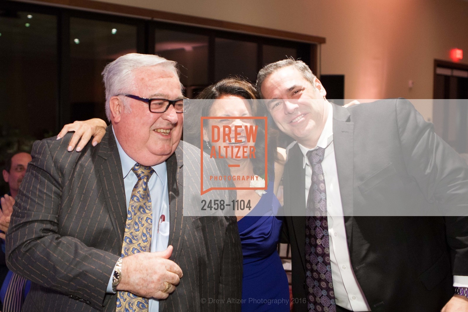 Buck Kamphausen, Jacquie Gribens, Damon Casatico, Great Chefs and Wineries Benefits Gala, Peacock Gap Country Club in San Rafael. 333 Biscayne Dr, San Rafael, CA 94901, April 16th, 2016, Photo #2458-1104 Buck Kamphausen, Jacquie Gribens, Damon Casatico, Photo #2458-1104