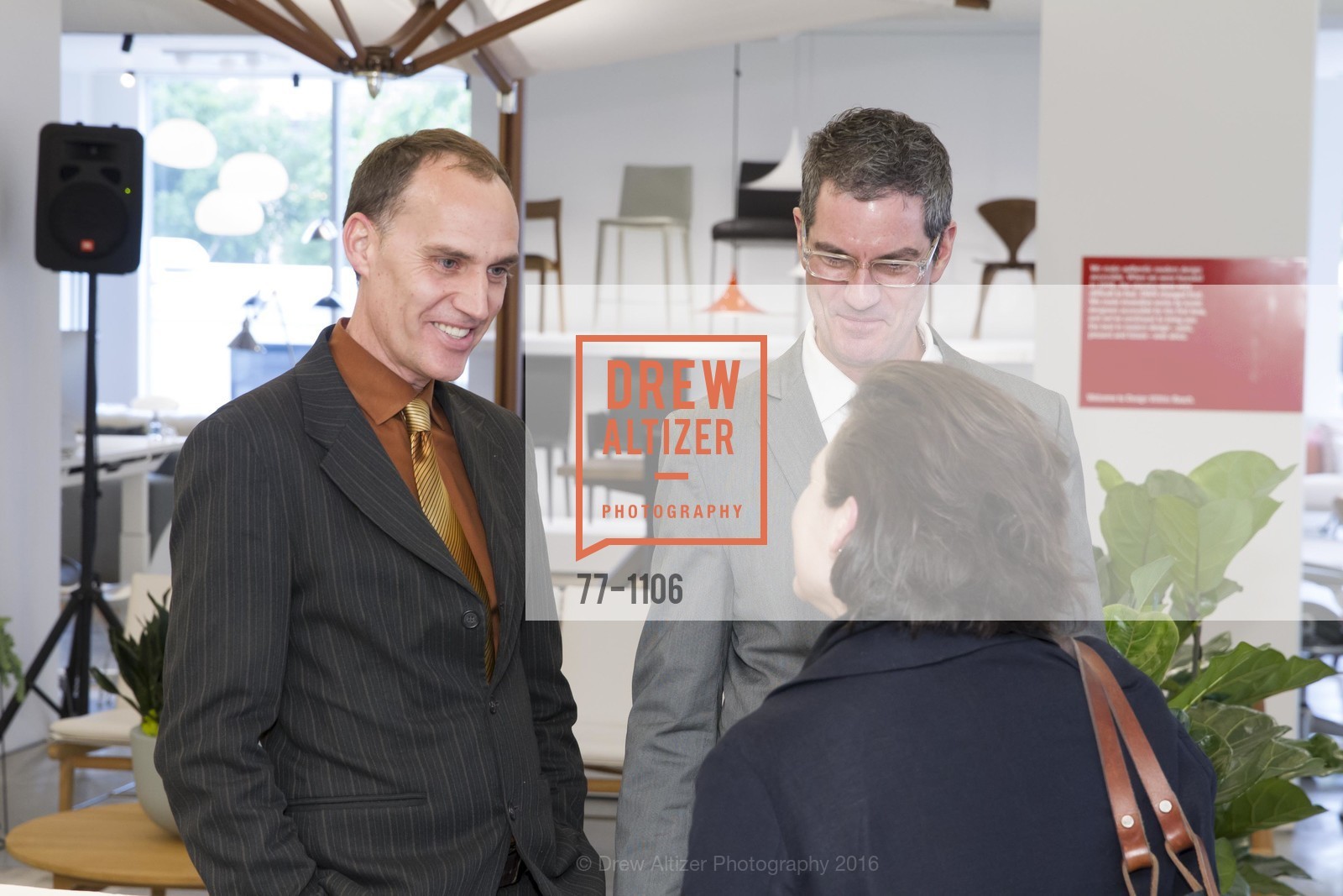 Michael Pittman, Joseph Kowalski, SF Decorator Showcase Kickoff, Design Within Reach. 200 Kansas St., San Francisco, CA, April 12th, 2016, Photo #77-1106 Michael Pittman, Joseph Kowalski, Photo #77-1106