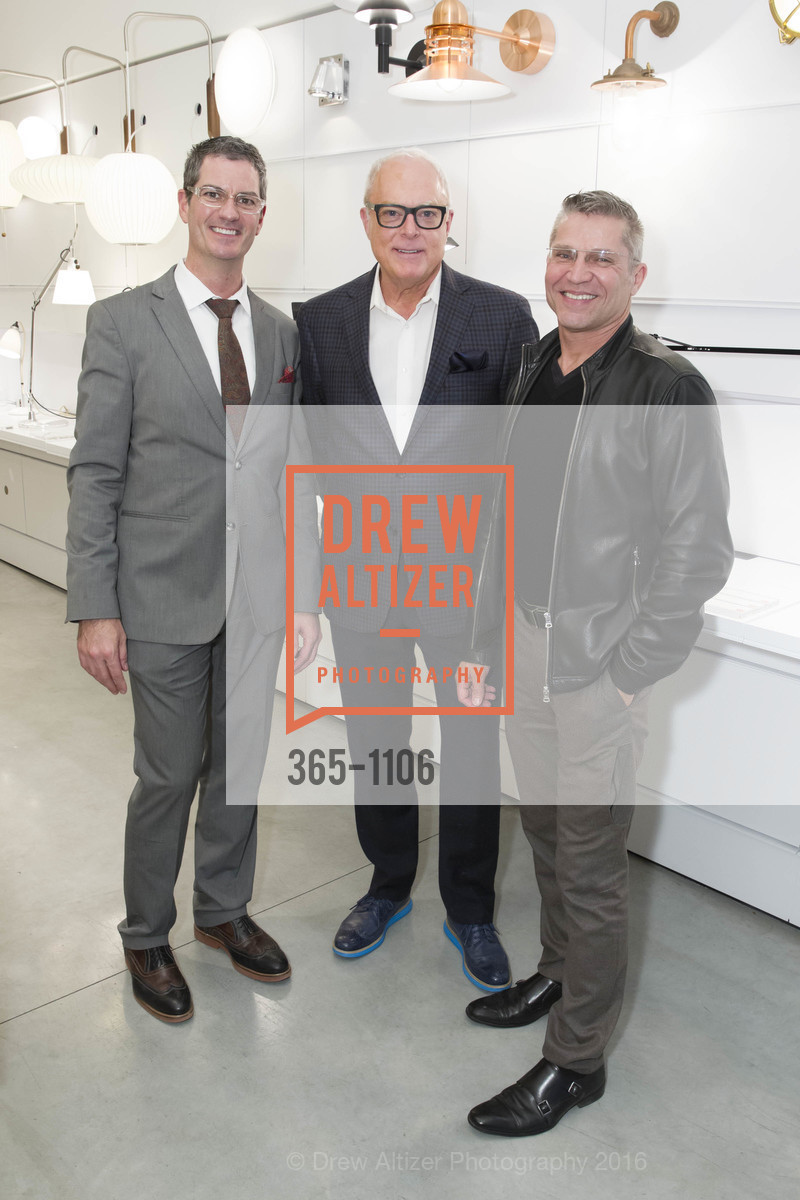 Joseph Kowalski, Buck Irwin, James Hunter, SF Decorator Showcase Kickoff, Design Within Reach. 200 Kansas St., San Francisco, CA, April 12th, 2016, Photo #365-1106 Joseph Kowalski, Buck Irwin, James Hunter, Photo #365-1106