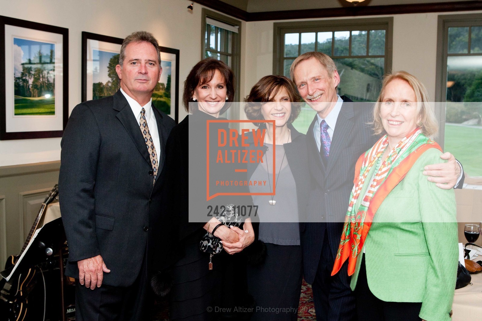 John Canepa, Michele Gutierrez Canepa, Judith Gordon, Larry Banka, Emily Fine, ACHENBACCHANALIA! The Seventh Annual ACHENBACH GRAPHIC ARTS COUNCIL (AGAC)'s Spring Benefit, US, May 15th, 2011, Photo #242-11077 John Canepa, Michele Gutierrez Canepa, Judith Gordon, Larry Banka, Emily Fine, Photo #242-11077