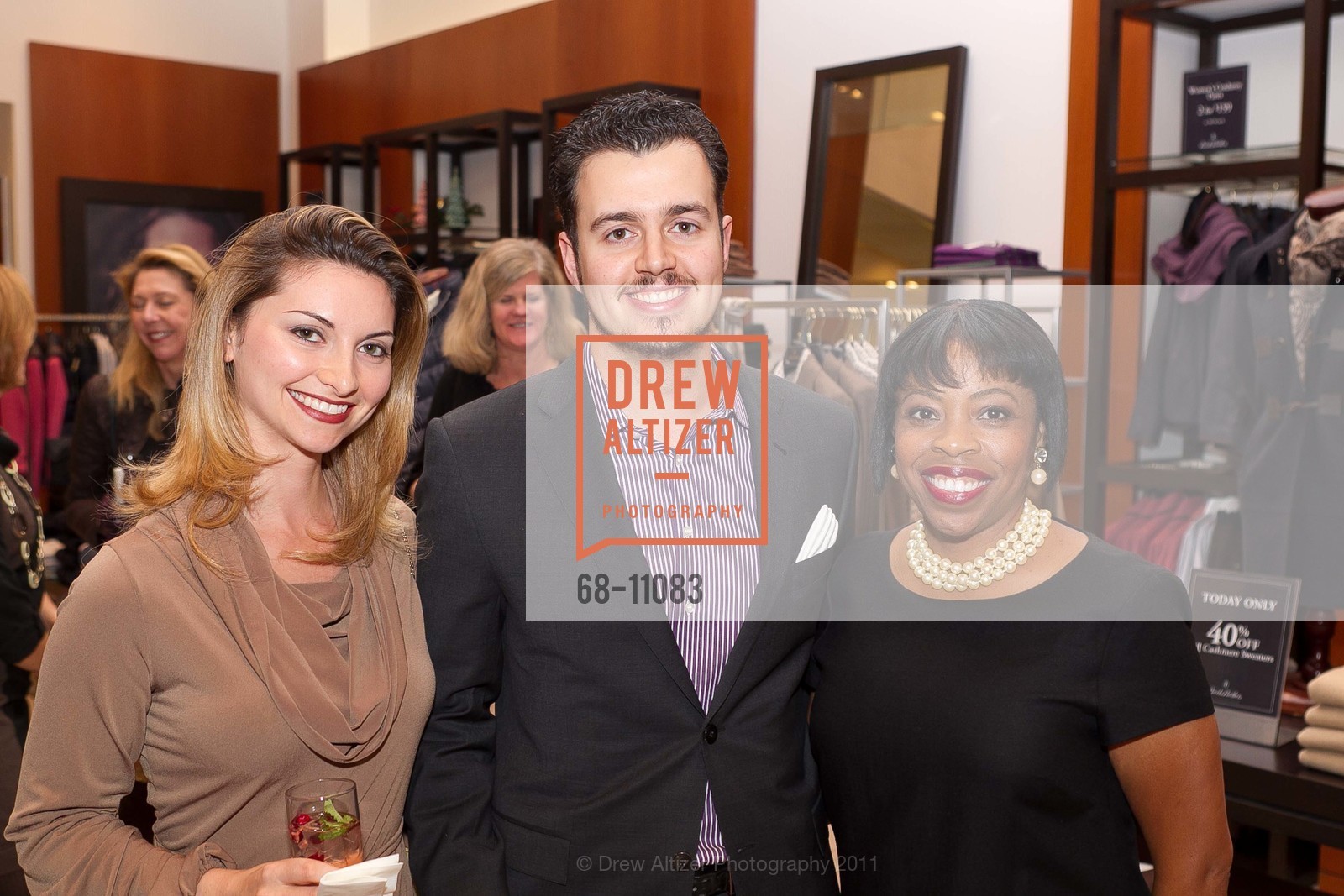 Heather Gokhman, Max Gokhman, Stephanie Russell, San Francisco BALLET AUXILIARY Opening Night Launch Party at Brooks Brother, US, December 5th, 2011, Photo #68-11083 Heather Gokhman, Max Gokhman, Stephanie Russell, Photo #68-11083